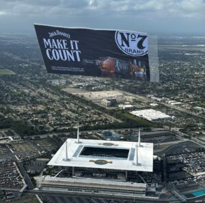 Jack Daniels Aerial Billboard